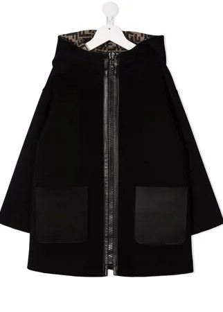 Fendi Kids пальто на молнии