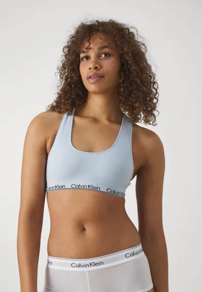 Бюстье RACERBACK BRALETTE Calvin Klein Underwear, светло-синий