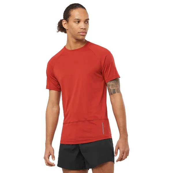 Спортивная футболка Salomon Cross Run, красный