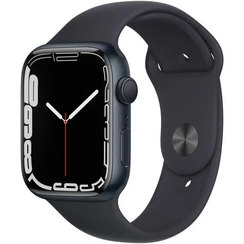 Умные часы Apple Watch Series 7 GPS + Cellular MKHW3FD/A 41мм Silver Stainless Steel Case with Stalight Sport Band, серебристый/звездный
