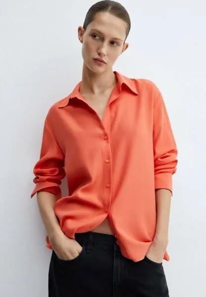 Блузка-рубашка LIMA Mango, цвет coral red