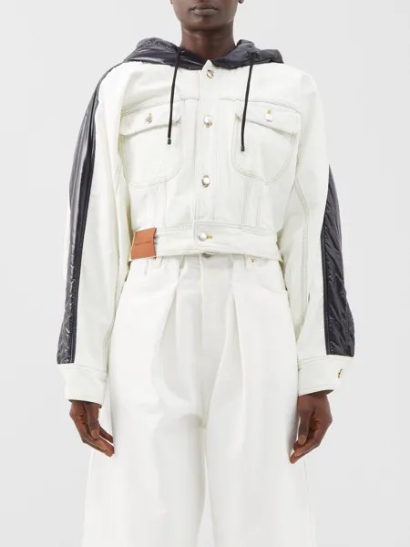 Укороченная джинсовая куртка из коллаборации с alicia keys Moncler, белый