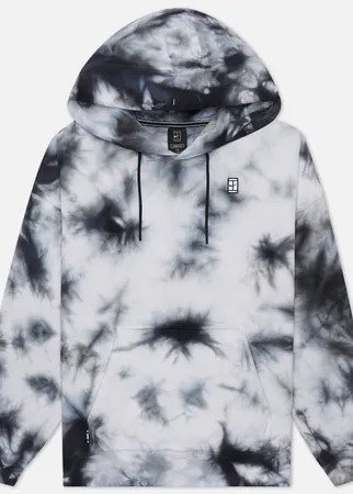 Мужская толстовка Nike Court Fleece Heritage Tie-Dye Hoodie, цвет белый, размер XL