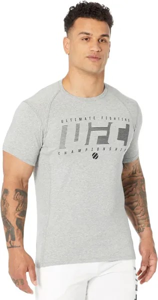 Футболка Ultimate Fighting с короткими рукавами и круглым вырезом UFC, цвет Sport Grey Heather