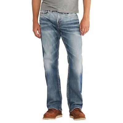 Серебряные джинсы Мужские джинсы Craig Easy Fit Bootcut Jeans