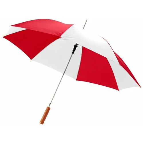 Зонт-трость Oasis, белый, красный