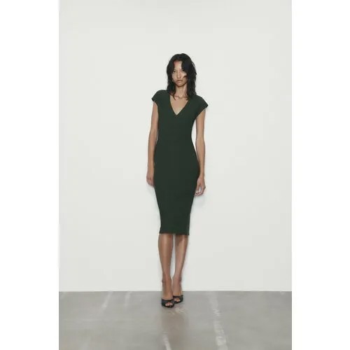 Сарафан Zara, размер XL, зеленый