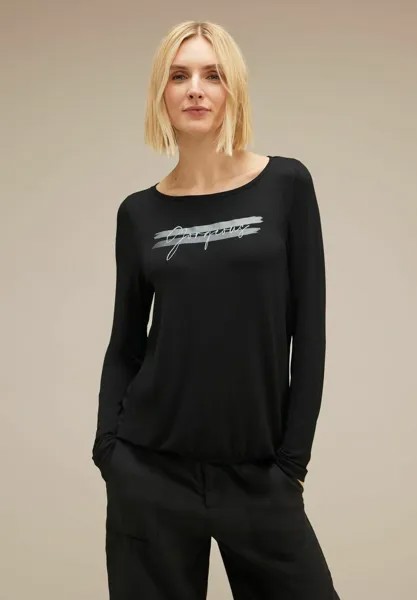 Рубашка с длинным рукавом Street One, цвет schwarz