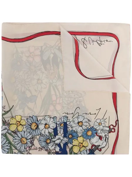 Zadig&Voltaire платок Lotty с цветочным принтом