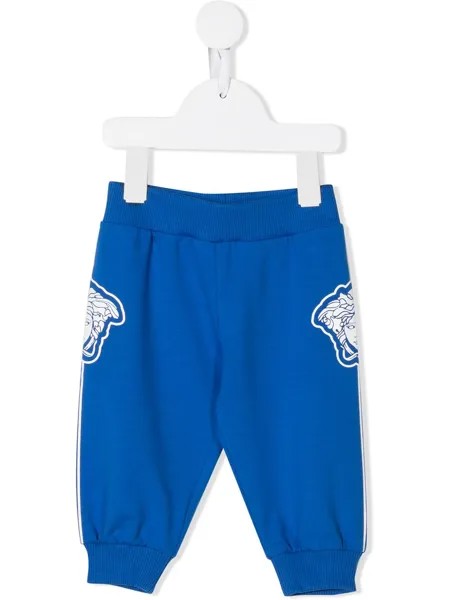 Versace Kids спортивные брюки с логотипом
