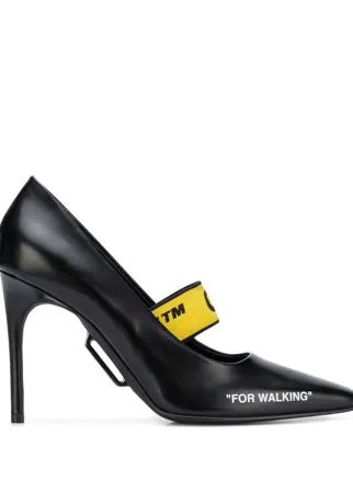 Off-White туфли-лодочки 'For Walking'