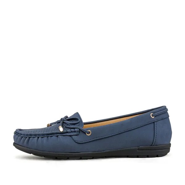 Мокасины женские Marisetta 203-11WB-54 синие 40 RU