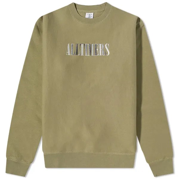 Толстовка Alltimers Midtown Heavyweight Embroidered Crew Sweat