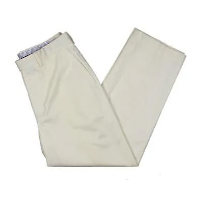 Белые вязаные классические брюки Tommy Hilfiger со средней посадкой 32/32 BHFO 9414