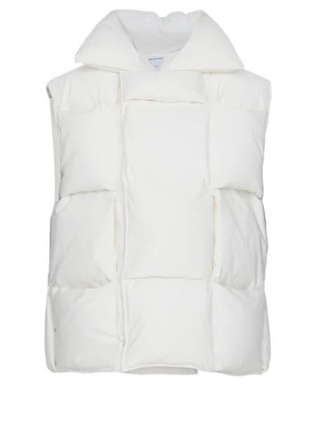 Жилет Bottega Veneta Padded nylon, белый