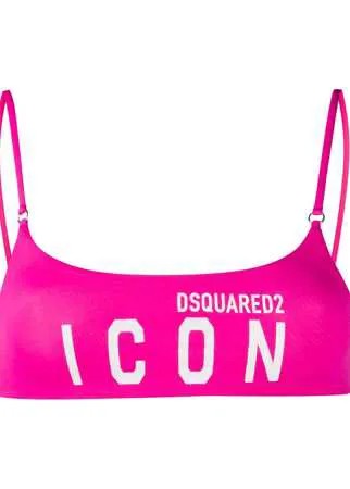 Dsquared2 лиф бикини с логотипом