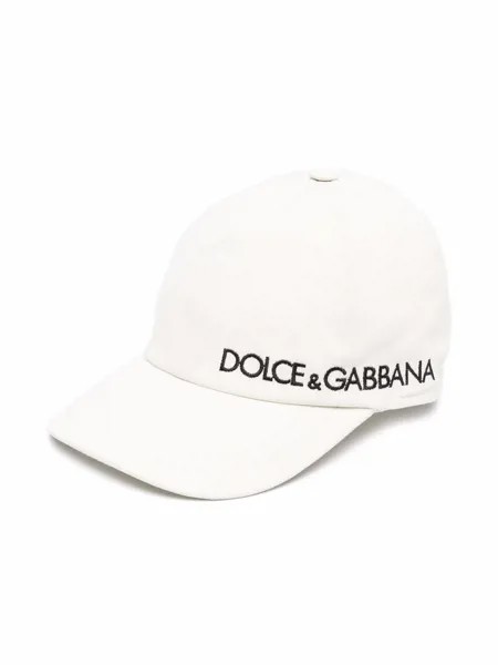 Dolce & Gabbana Kids кепка с вышитым логотипом