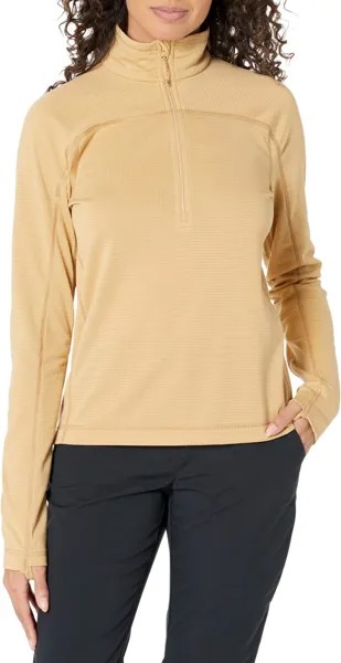 Куртка Abisko Lite Fleece 1/2 Zip Fjällräven, цвет Dune Beige