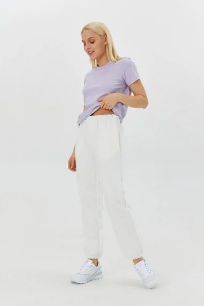 Спортивные брюки женские Ennergiia En.ss21.w.05 белые 44 RU