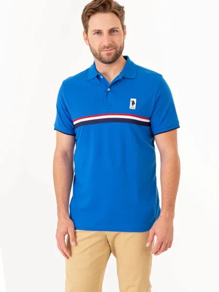 Рубашка-поло мужская U.S. Polo Assn., голубой