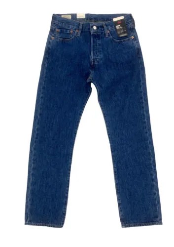 НОВЫЕ мужские джинсы Levi-#39;s Strauss 501 Original Regular Straight Stonewash Blue