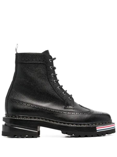 Thom Browne ботинки на шнуровке, черный