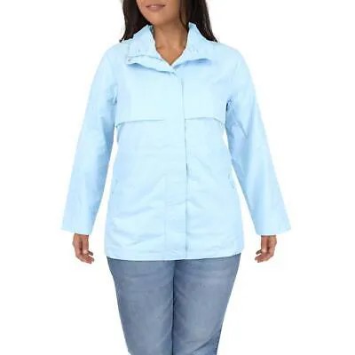Женский синий легкий плащ миди Jones New York, верхняя одежда XL BHFO 6362