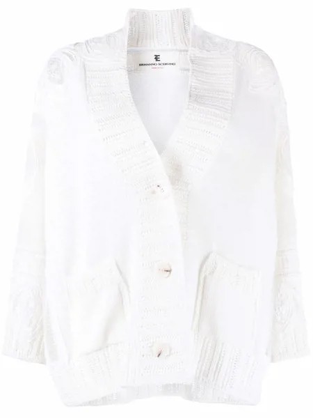 Ermanno Scervino кардиган с цветочным кружевом