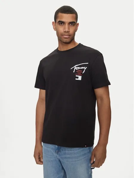 Футболка стандартного кроя Tommy Jeans, черный
