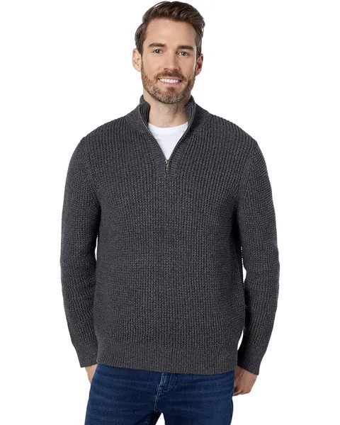 Свитер L.L.Bean Organic Cotton 1/4 Zip, цвет Dark Cinder