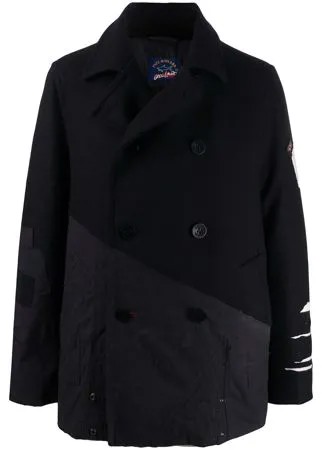 Greg Lauren X Paul & Shark бушлат с контрастной вставкой