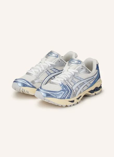 Кроссовки gel-kayano 14 ASICS, белый/синий/серебряный