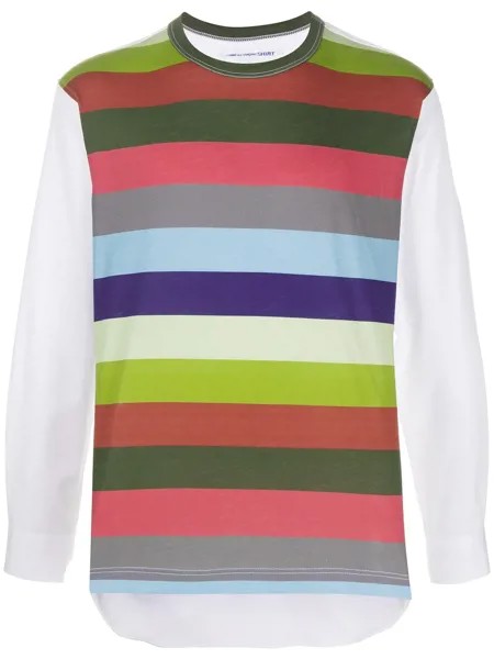 Comme Des Garçons Shirt футболка в полоску