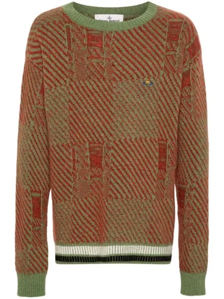 Vivienne Westwood свитер Highlander, зеленый