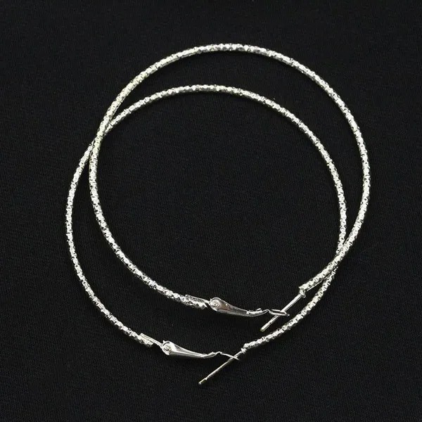 Eardrop Болтаться Простое ухо Серьга Большая петля Шпилька Кольцо Женщины