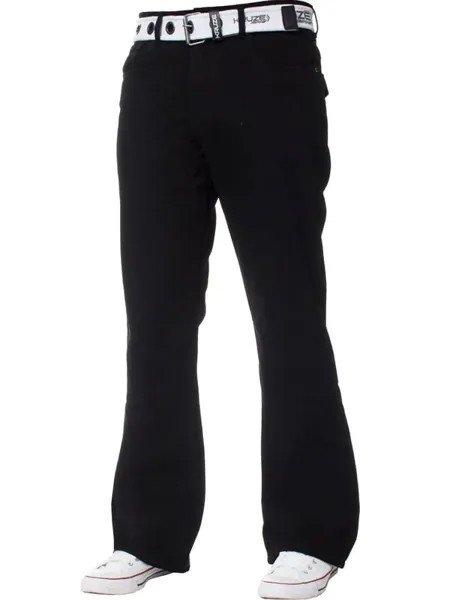 Мужские джинсы Kruze из денима Bootcut Enzo, черный