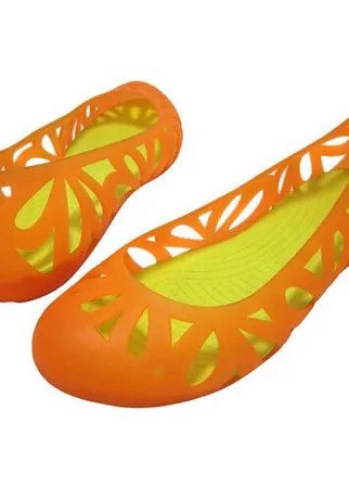 Балетки Crocs, размер 41(W11), оранжевый