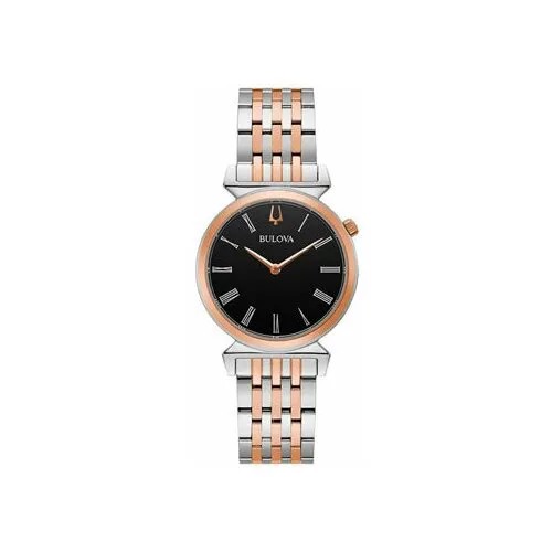 Наручные часы BULOVA Часы Bulova 98L265 женские, кварцевые, водонепроницаемые, розовый