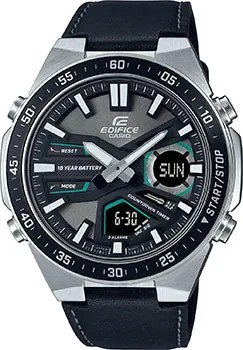 Японские наручные  мужские часы Casio EFV-C110L-1AVEF. Коллекция Edifice
