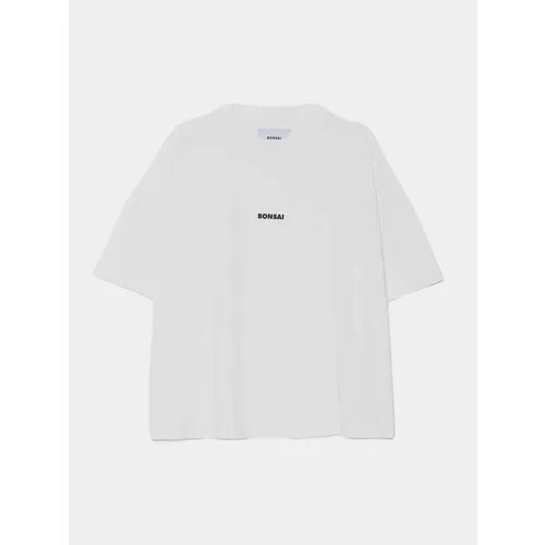 Футболка BONSAI Classic Logo, размер L, off-white