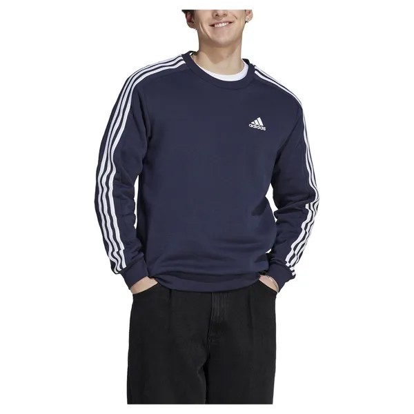 Толстовка adidas Sportswear Essentials Fleece 3 Stripes, синий