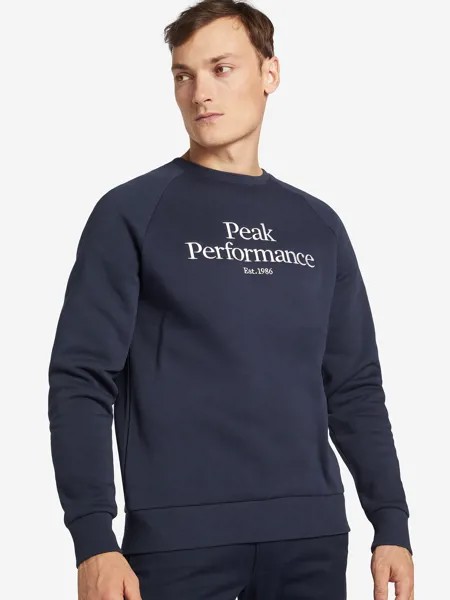 Свитшот мужской Peak Performance Original Crew, Синий