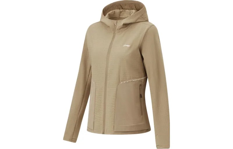 Тренчкот из коллекции Running, женский, светло-коричневый Lining