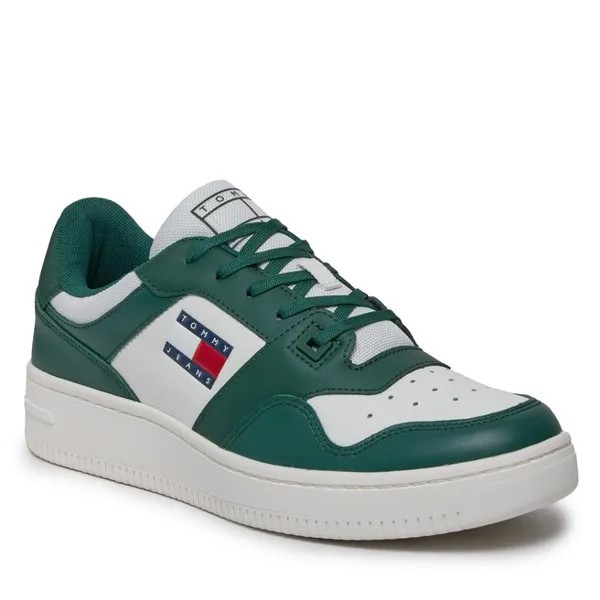 Кроссовки Tommy Jeans TjmRetro Basket, зеленый