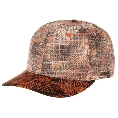 Бейсболка STETSON арт. 7781901 BASEBALL CAP PALM LEAF (оранжевый / розовый), размер UNI
