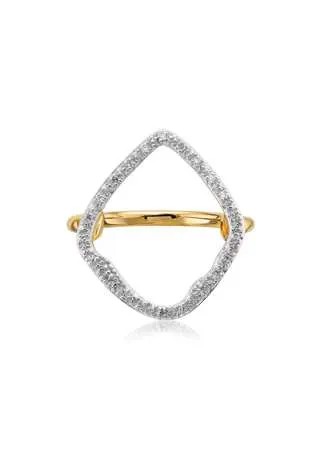 Monica Vinader GP Riva Hoop diamond ring