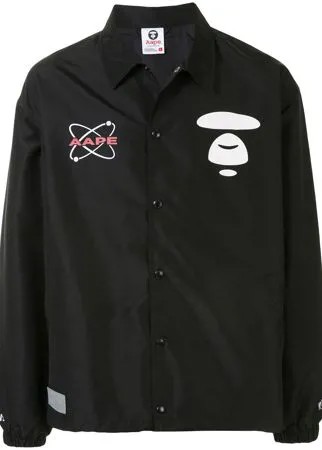 AAPE BY *A BATHING APE® бомбер с заостренным воротником