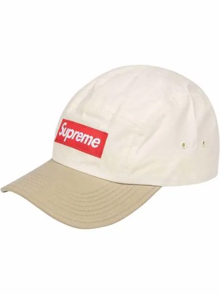 Supreme вощеная кепка