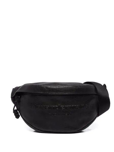Alexander Wang поясная сумка с тисненым логотипом