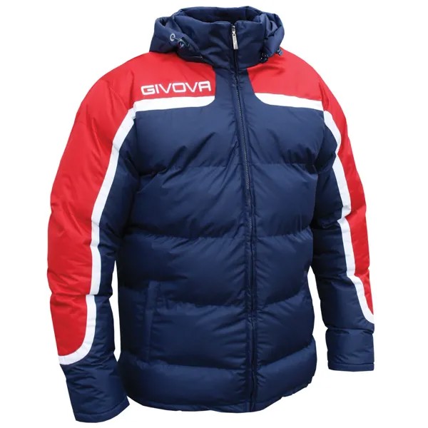 Зимняя куртка мужская Givova G010 красная 50